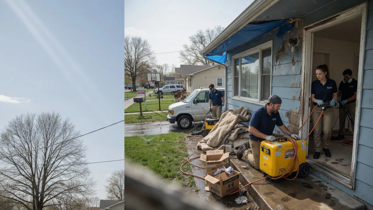 Basement Flood Cleanup in Lowell, MI near me